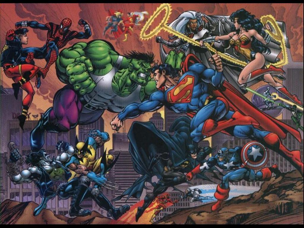 Detail Dc Comics Vs Marvel Nomer 11