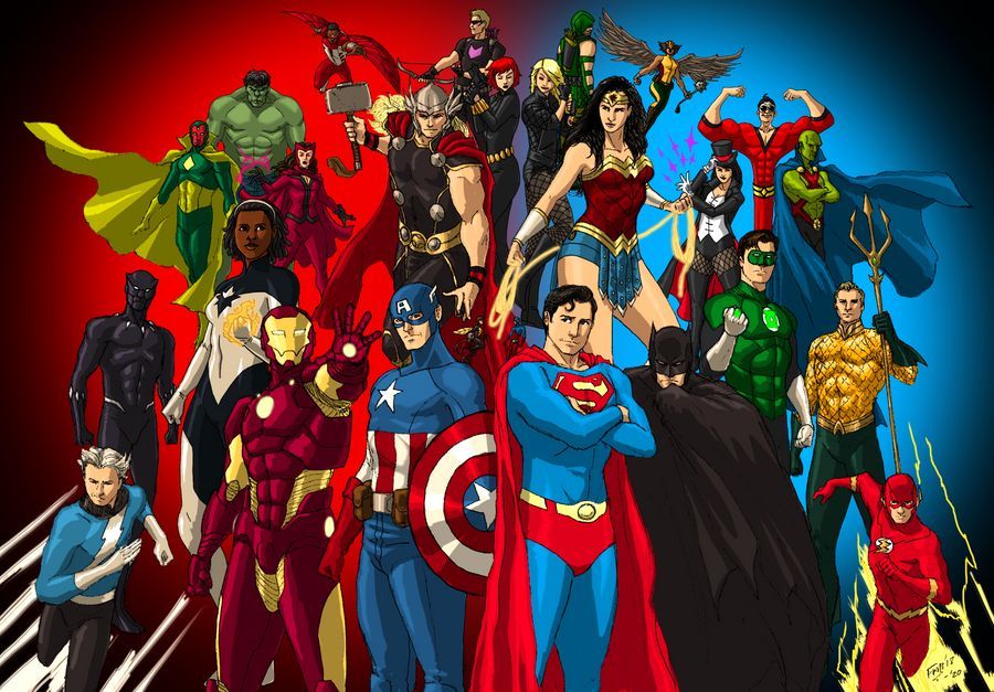 Detail Dc Vs Marvel Characters Nomer 17