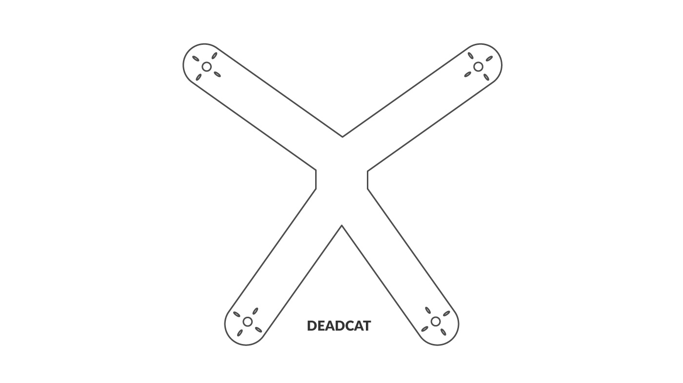 Detail Dead Cat Quadcopter Frame Nomer 9