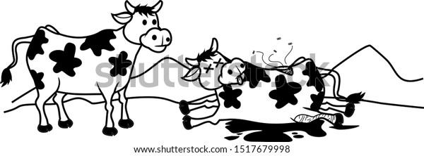 Detail Dead Cow Clipart Nomer 8