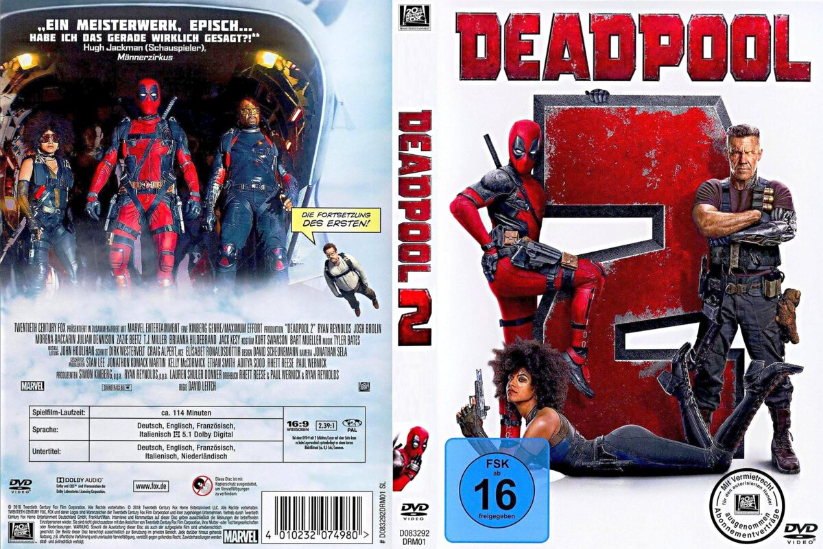 Detail Deadpool 2 Dvd Label Nomer 18