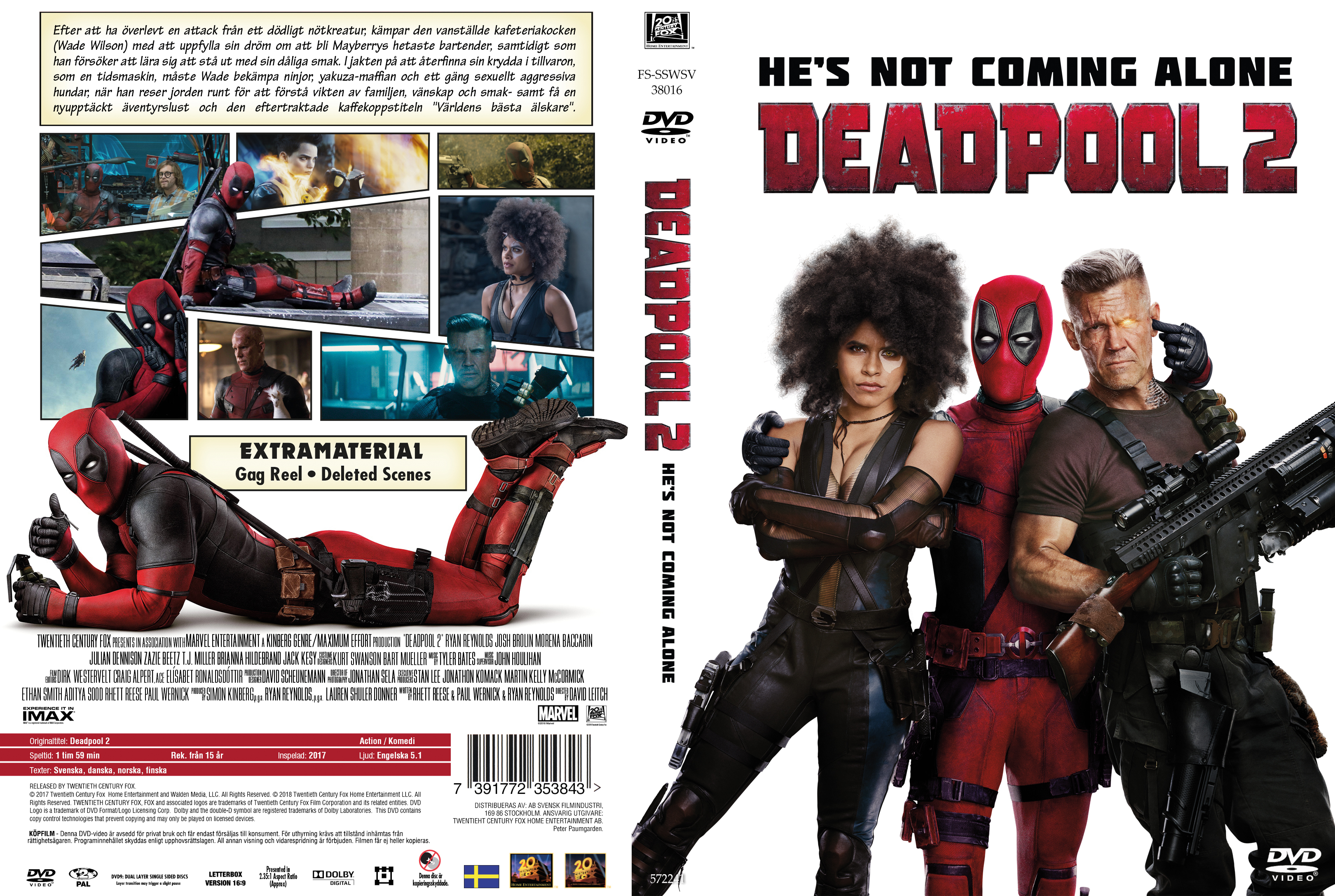 Detail Deadpool 2 Dvd Label Nomer 33