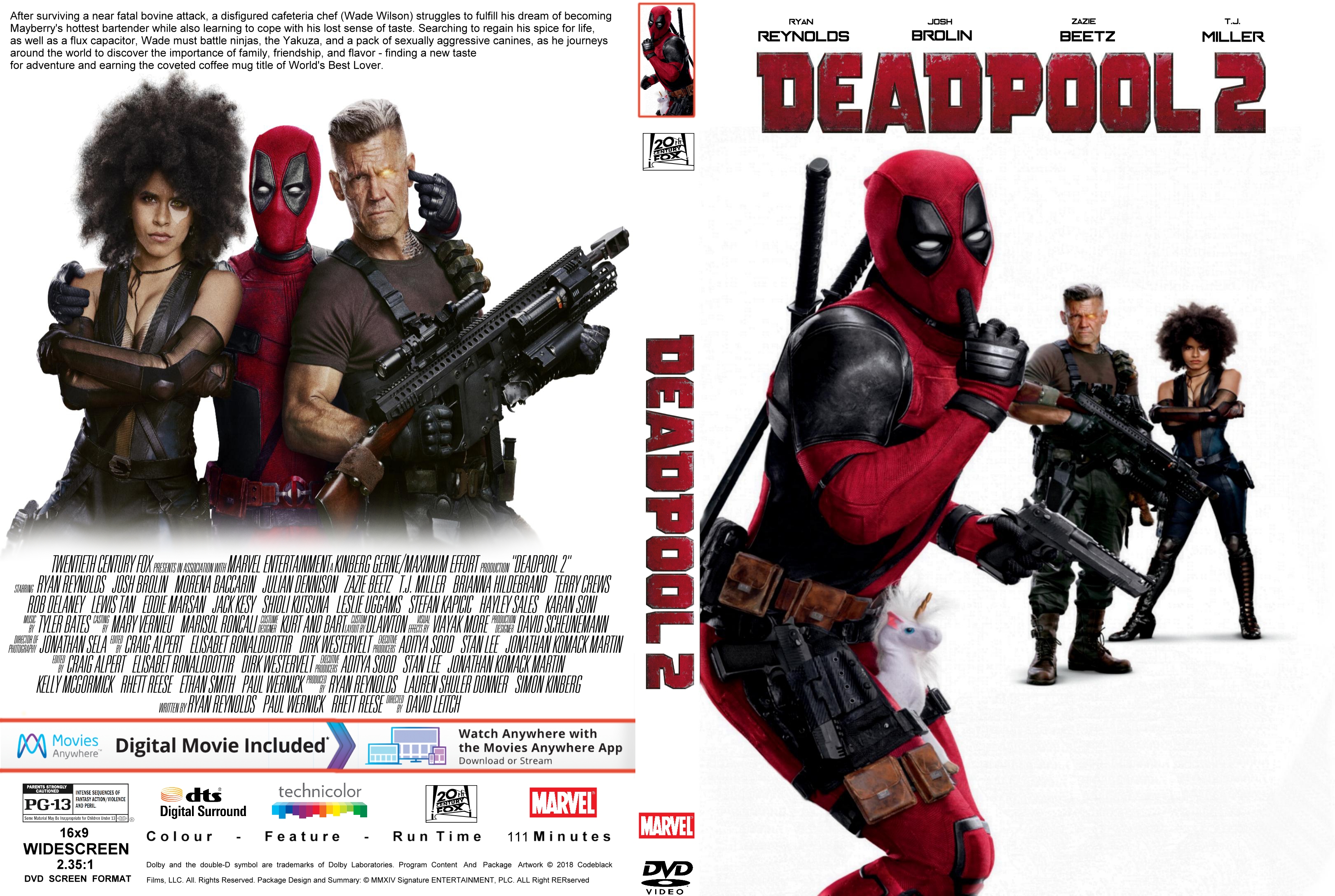 Detail Deadpool 2 Dvd Label Nomer 5