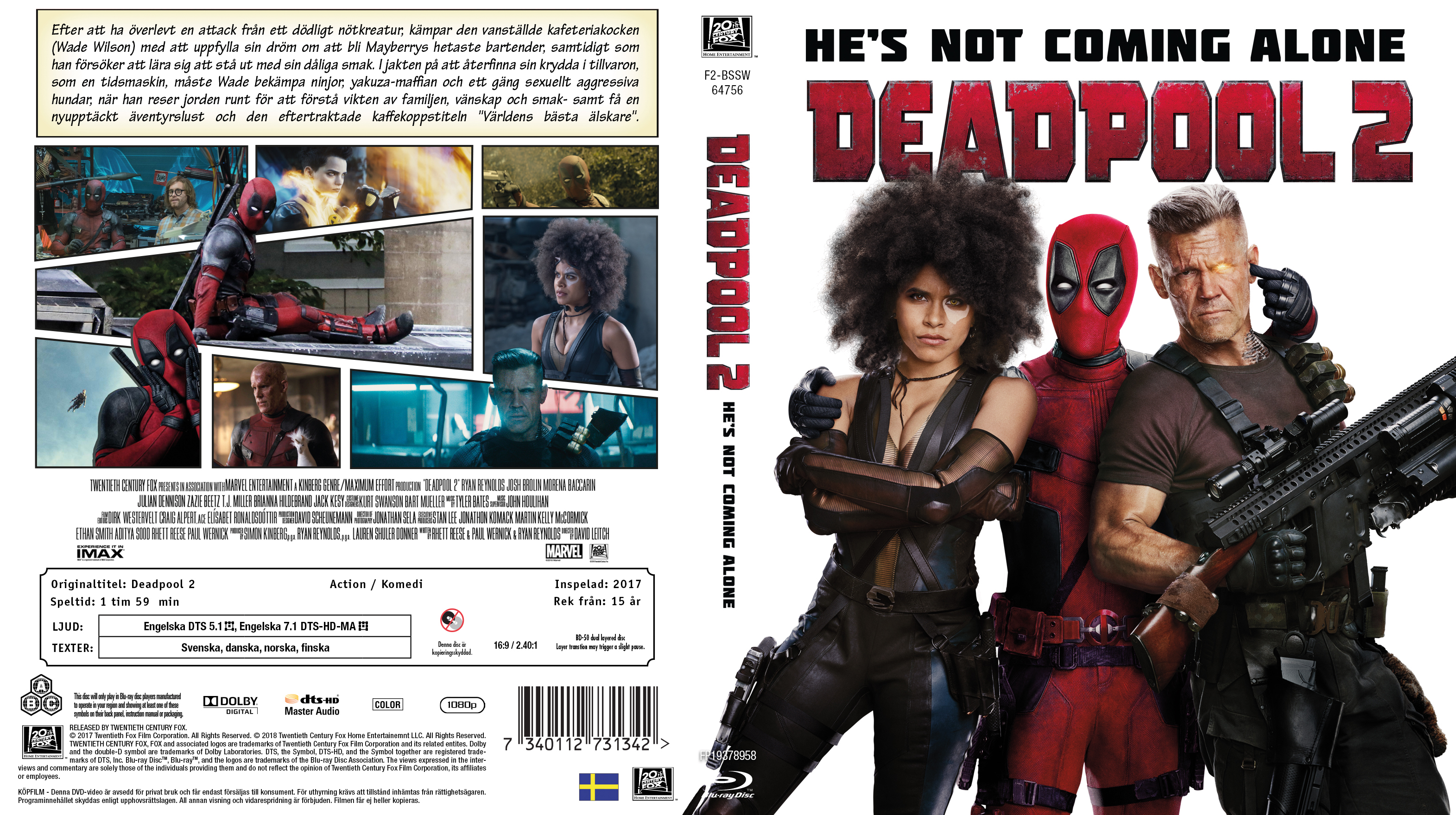 Detail Deadpool 2 Dvd Label Nomer 47