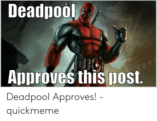Detail Deadpool Approves Meme Nomer 43
