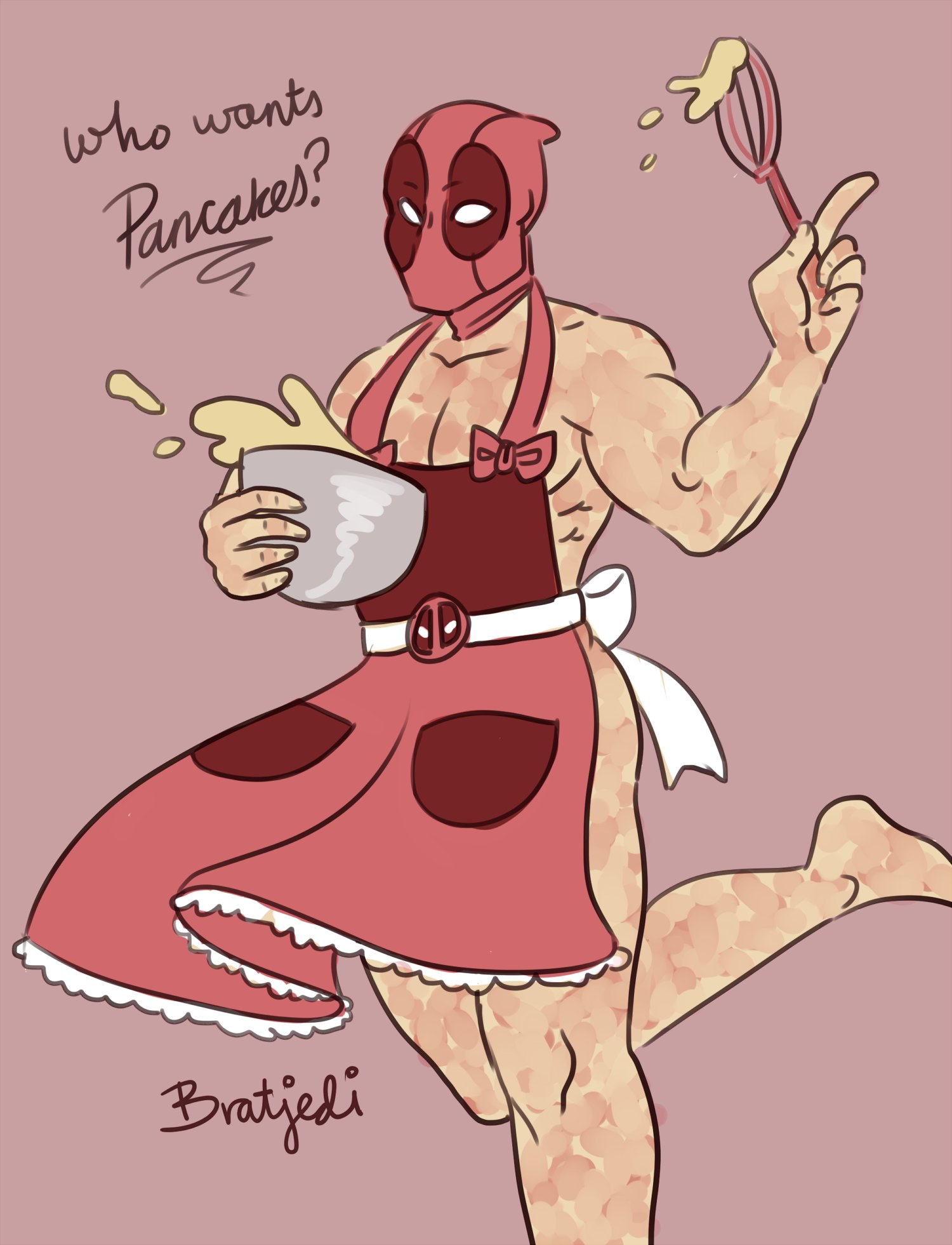 Detail Deadpool Apron Nomer 47