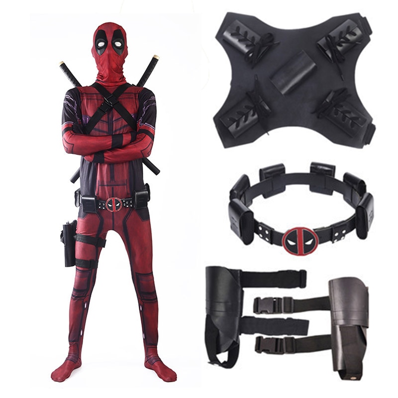 Detail Deadpool Belt And Swords Nomer 10