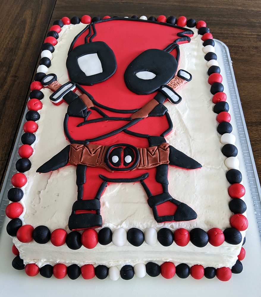 Detail Deadpool Cake Pan Nomer 3