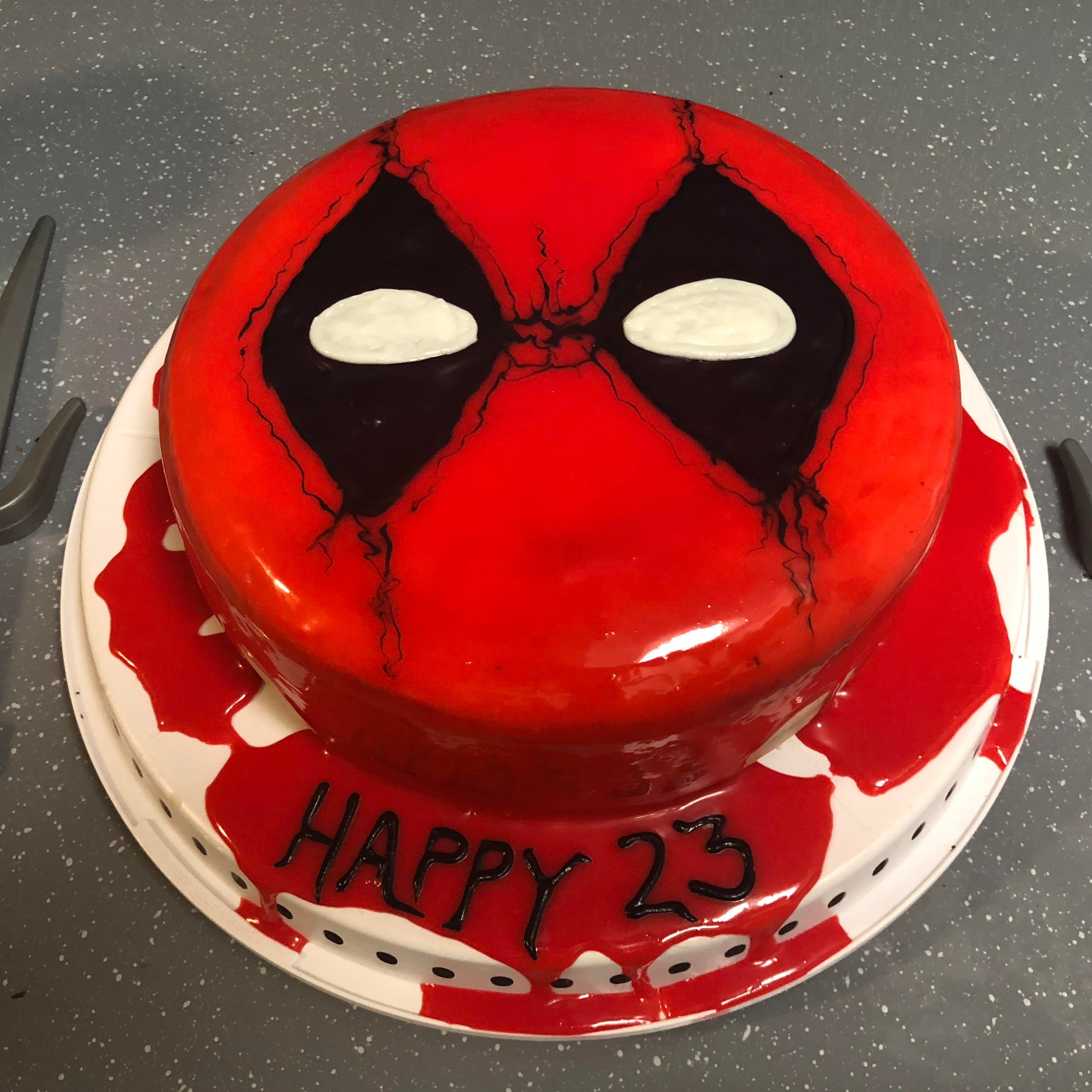 Detail Deadpool Cake Pan Nomer 31