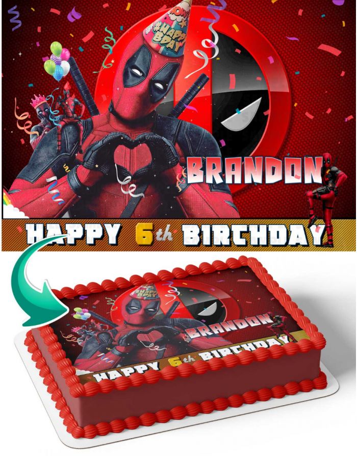 Detail Deadpool Cake Pan Nomer 8