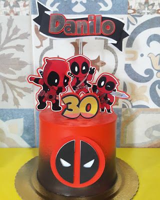 Detail Deadpool Cake Template Nomer 4