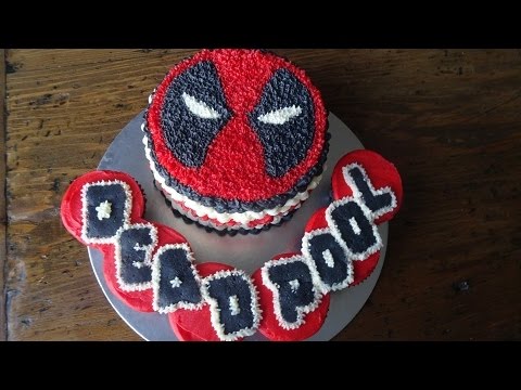 Detail Deadpool Cake Template Nomer 41