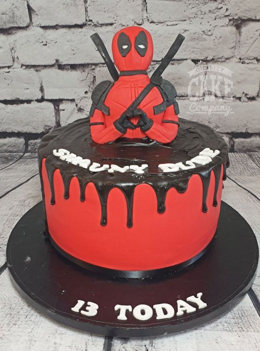 Detail Deadpool Cake Template Nomer 55