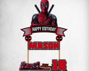 Detail Deadpool Cake Template Nomer 9