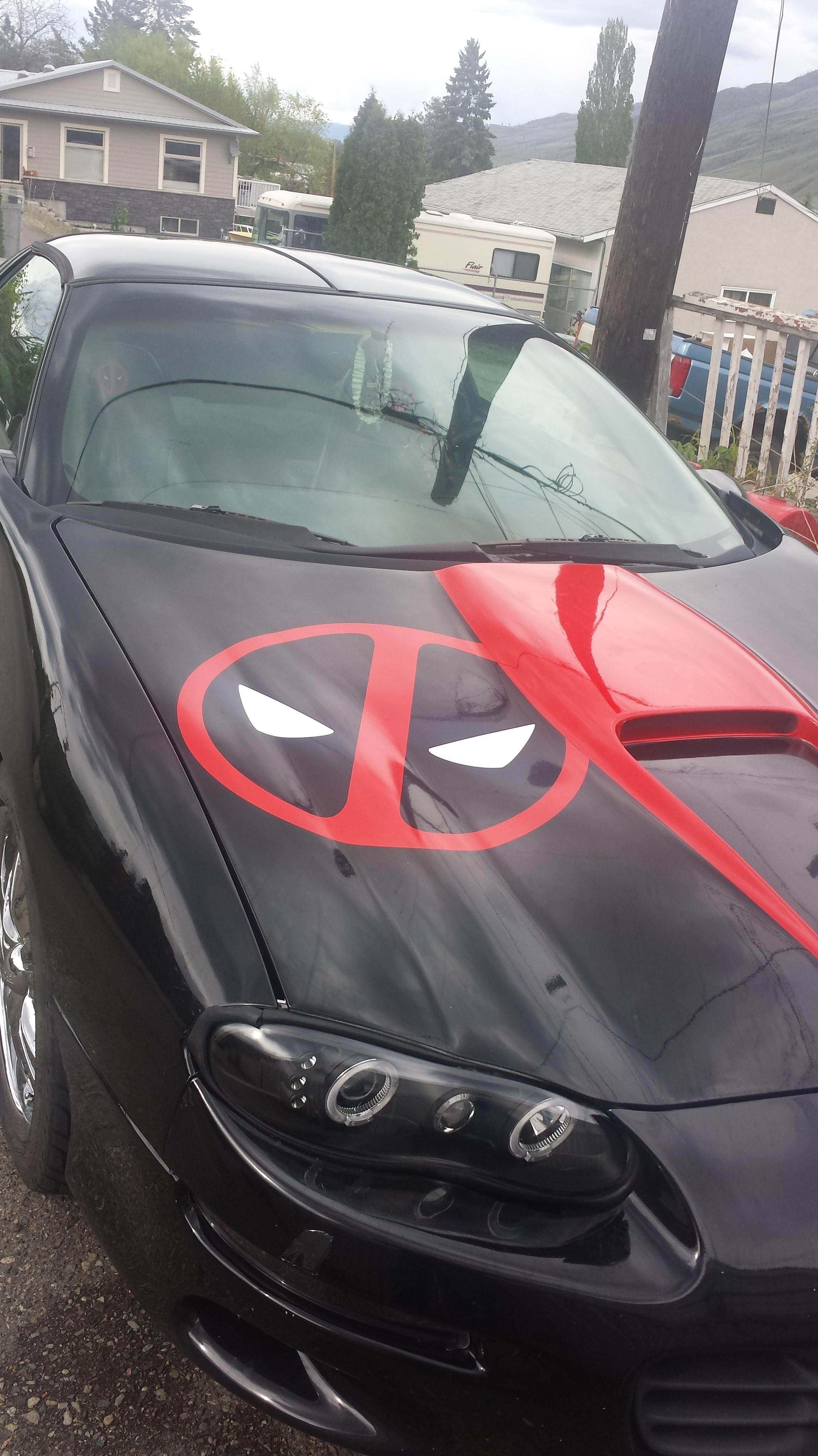 Detail Deadpool Camaro Nomer 19