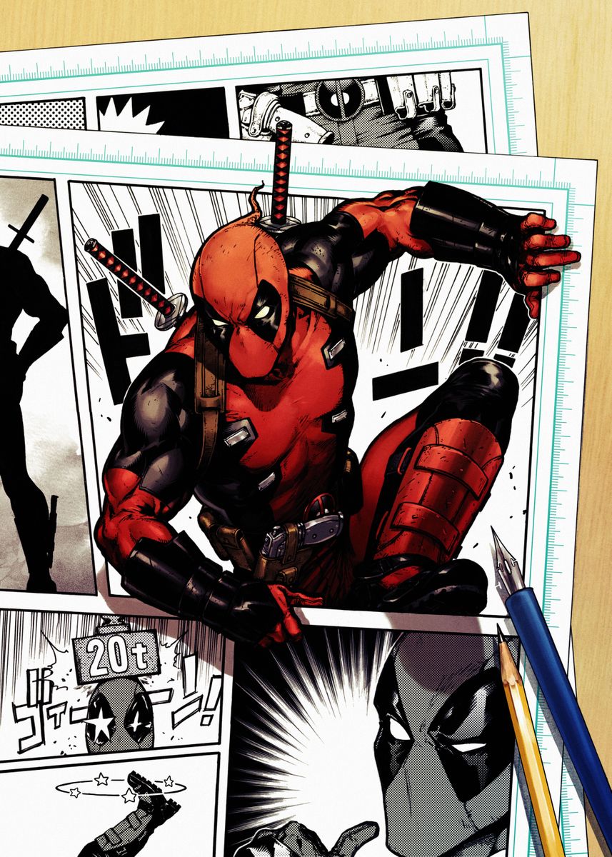 Detail Deadpool Cartoon Pictures Nomer 18