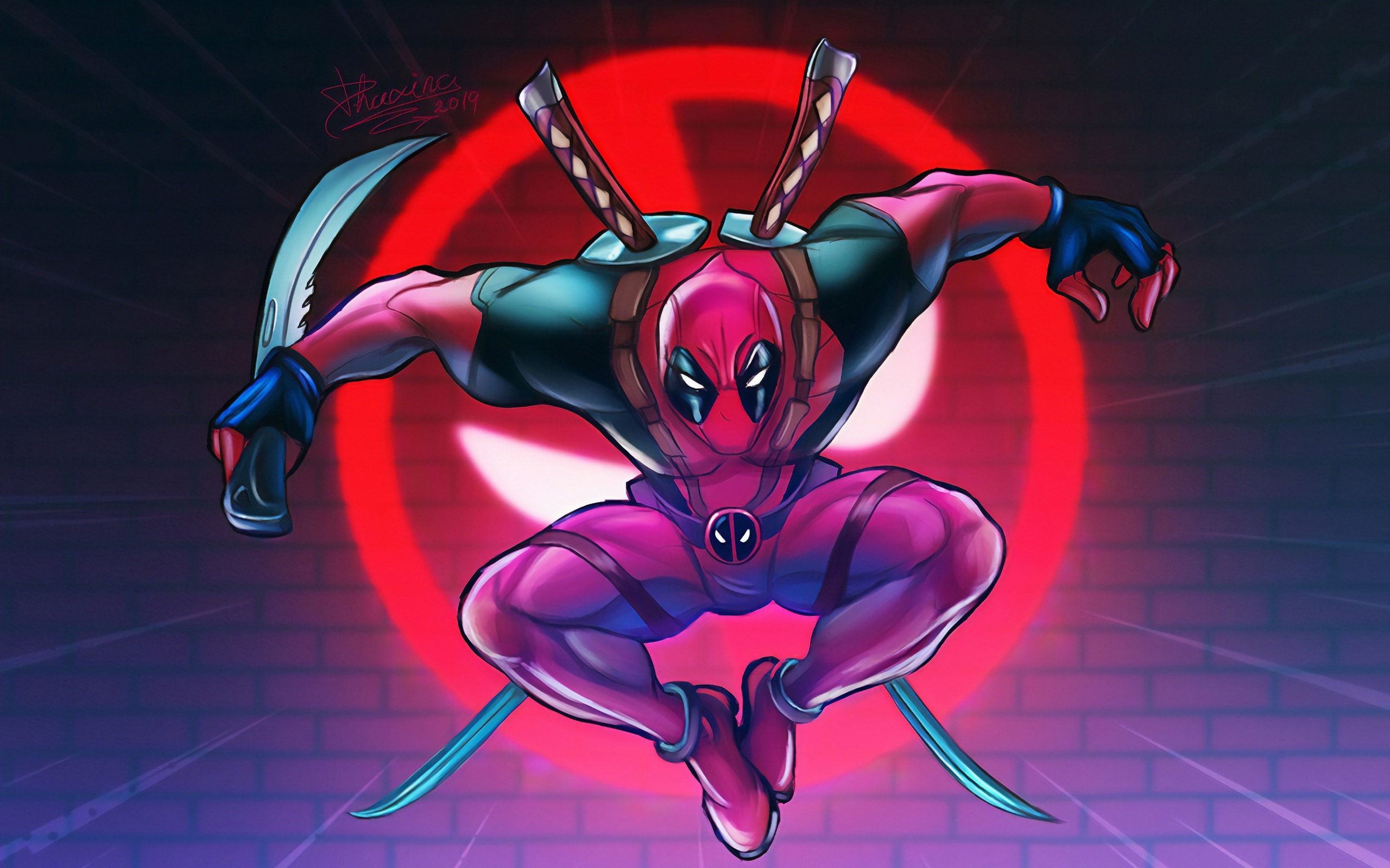 Detail Deadpool Cartoon Wallpaper Nomer 30