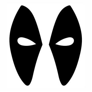 Detail Deadpool Clipart Black And White Nomer 10