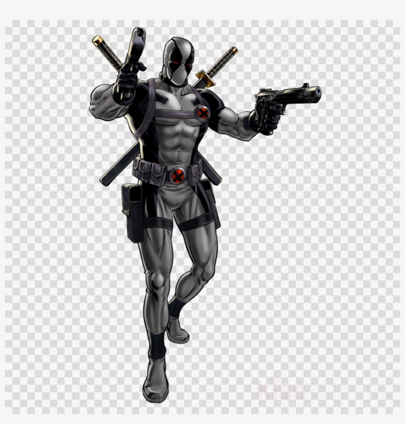 Detail Deadpool Clipart Black And White Nomer 35