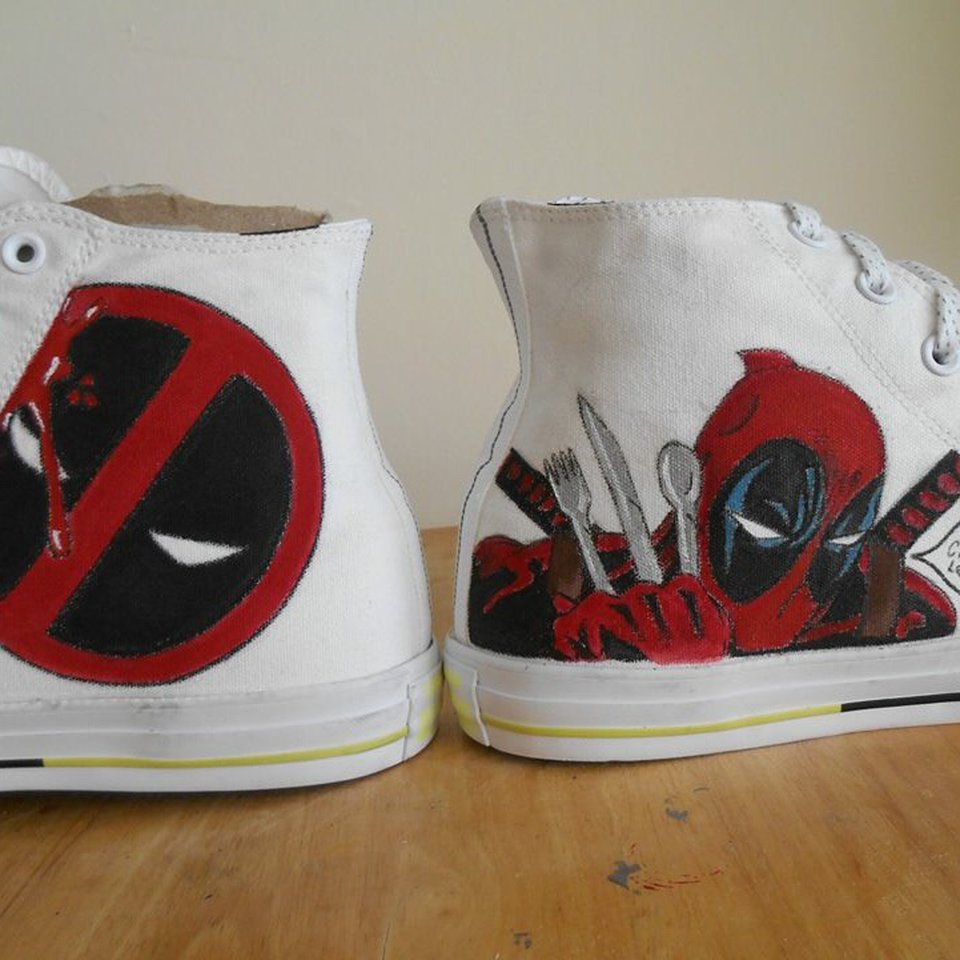 Detail Deadpool Converse Nomer 23