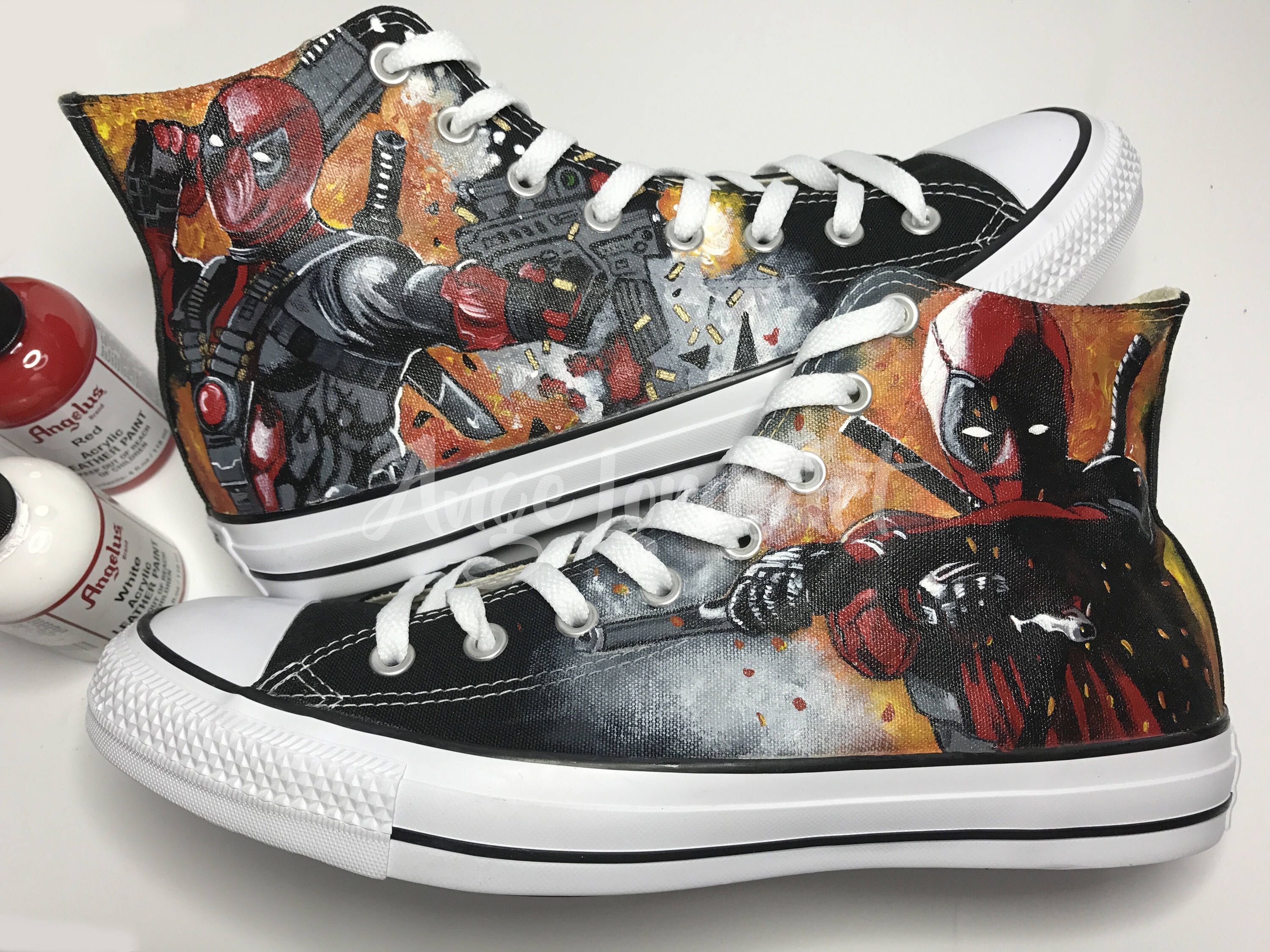 Detail Deadpool Converse Nomer 28