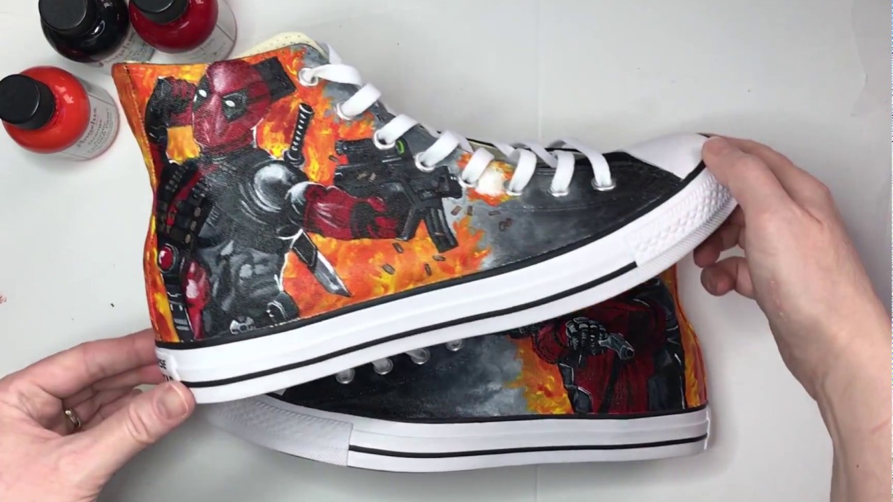 Detail Deadpool Converse Nomer 9