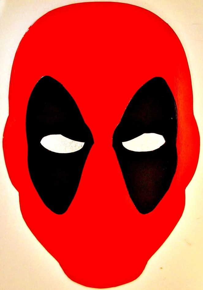 Deadpool Face Clipart - KibrisPDR