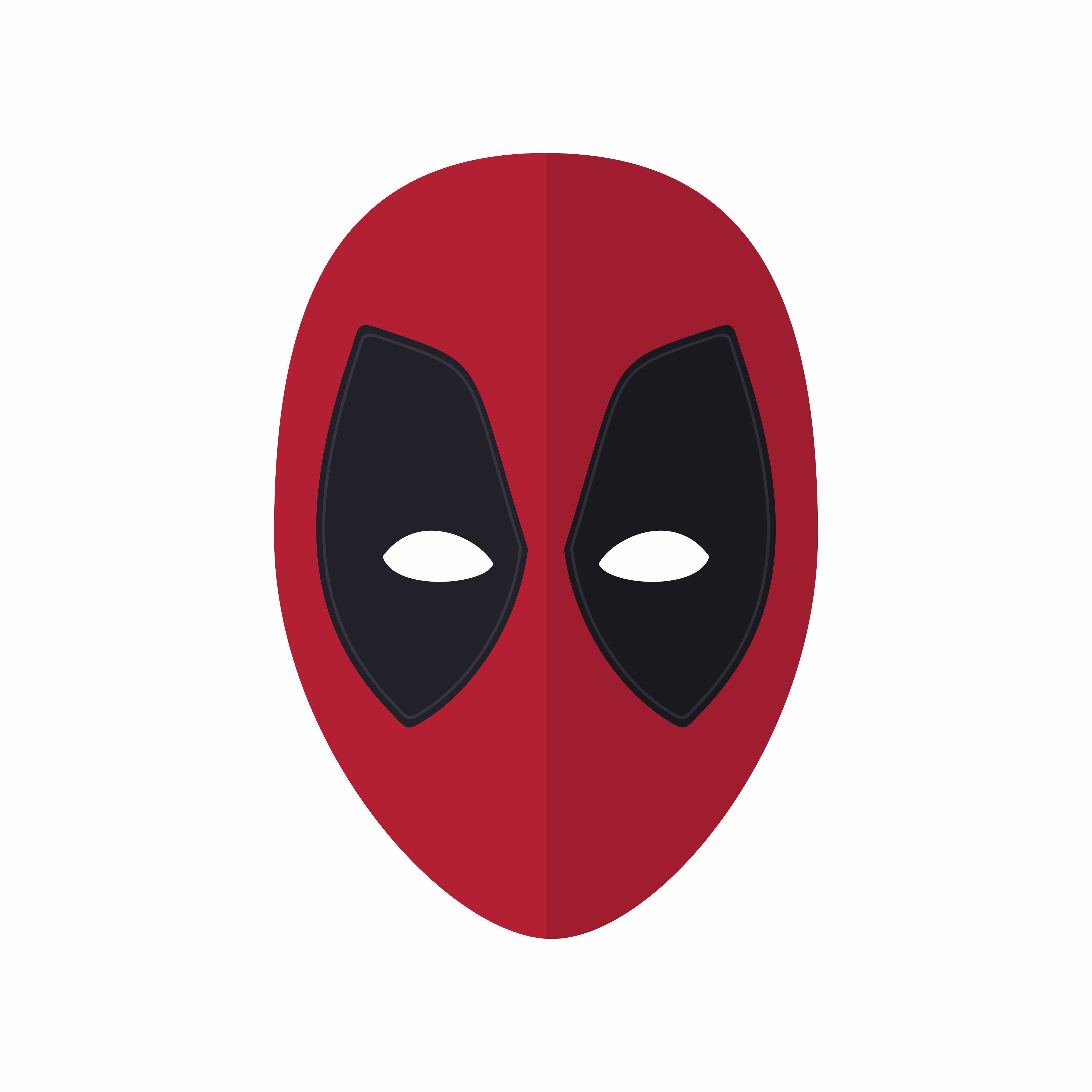 Detail Deadpool Face Clipart Nomer 18