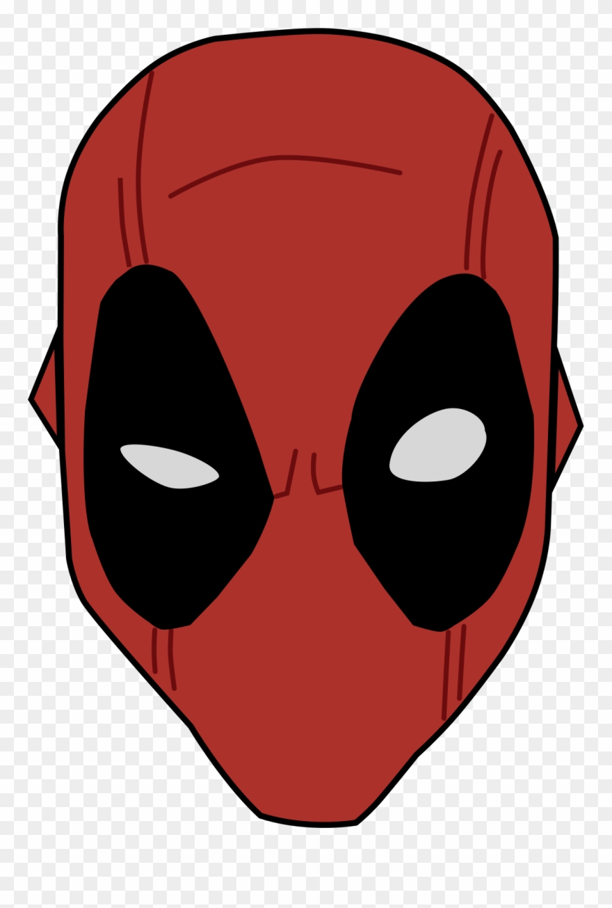 Detail Deadpool Face Clipart Nomer 6