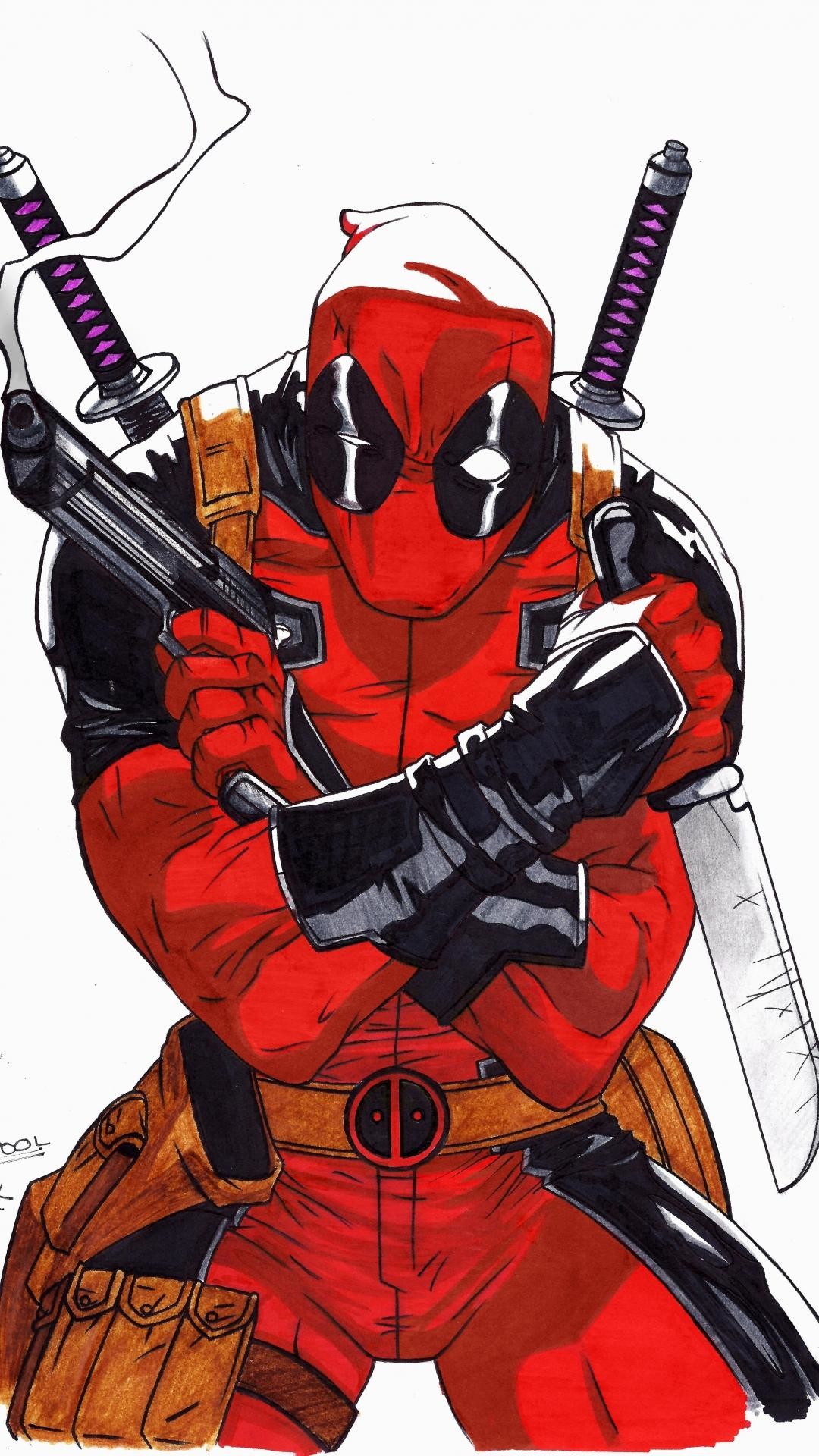 Detail Deadpool Iphone Wallpaper Nomer 34