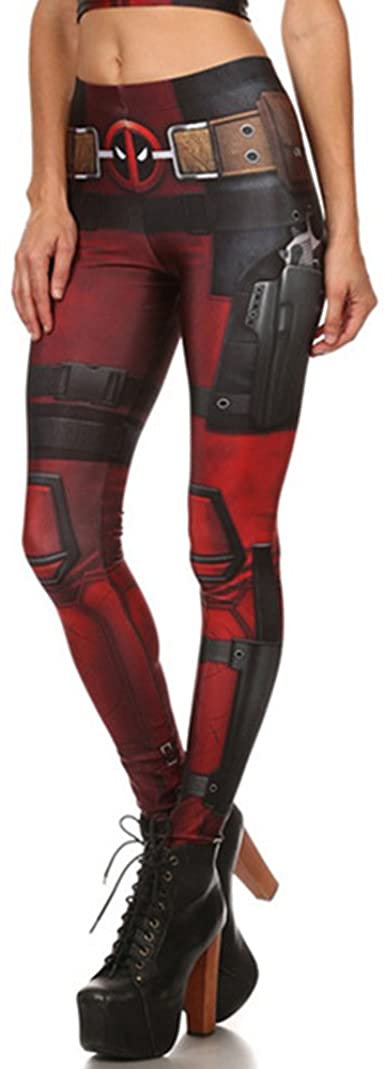 Detail Deadpool Leggings Amazon Nomer 5