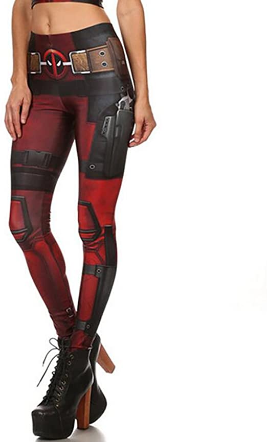 Detail Deadpool Leggings Amazon Nomer 46