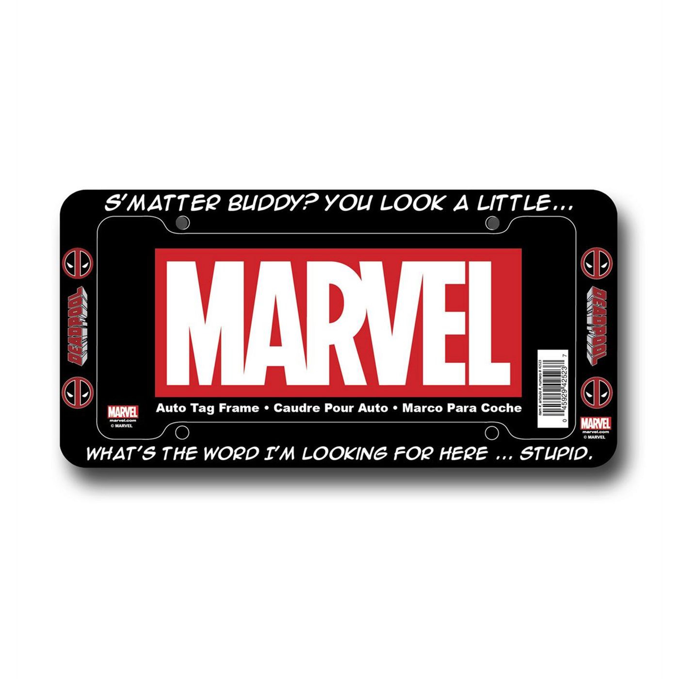 Detail Deadpool License Plate Frames Nomer 15