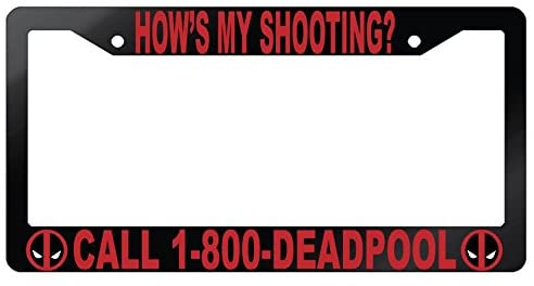 Detail Deadpool License Plate Frames Nomer 16