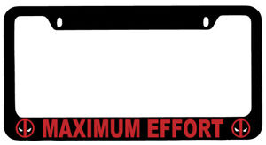 Detail Deadpool License Plate Frames Nomer 3