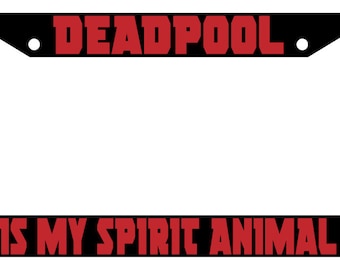 Detail Deadpool License Plate Frames Nomer 22