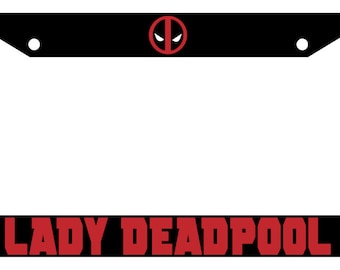 Detail Deadpool License Plate Frames Nomer 27