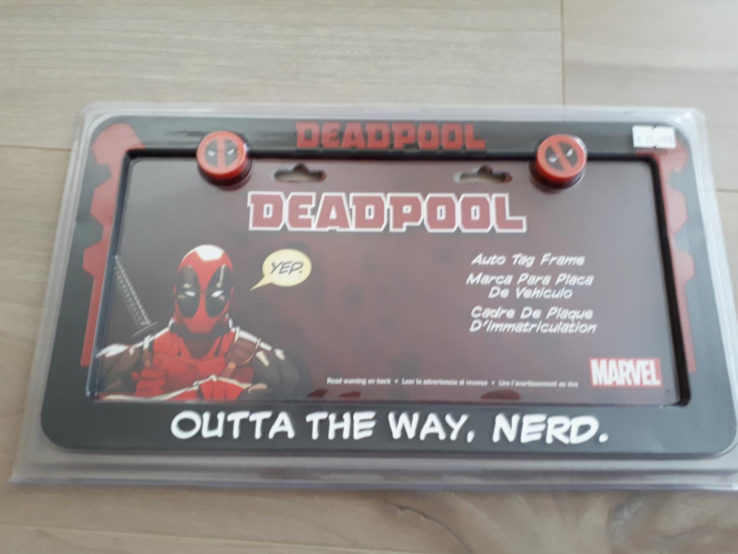 Detail Deadpool License Plate Frames Nomer 36