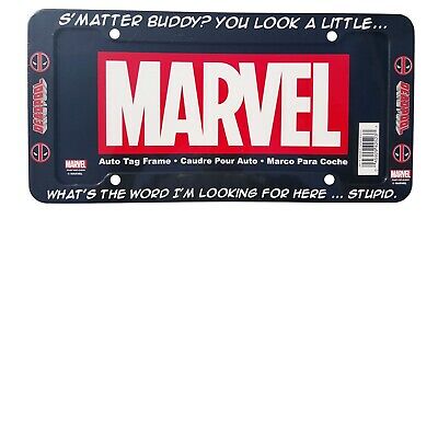 Detail Deadpool License Plate Frames Nomer 45