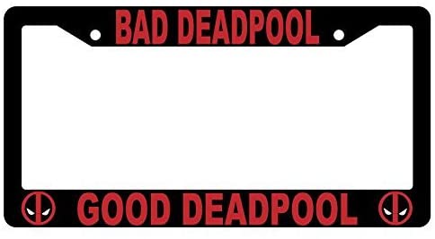 Detail Deadpool License Plate Frames Nomer 6