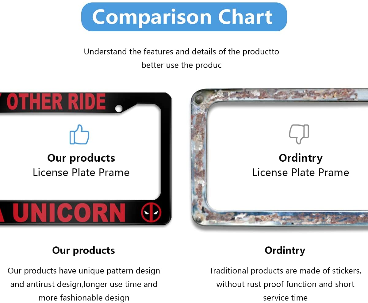 Detail Deadpool License Plate Frames Nomer 50