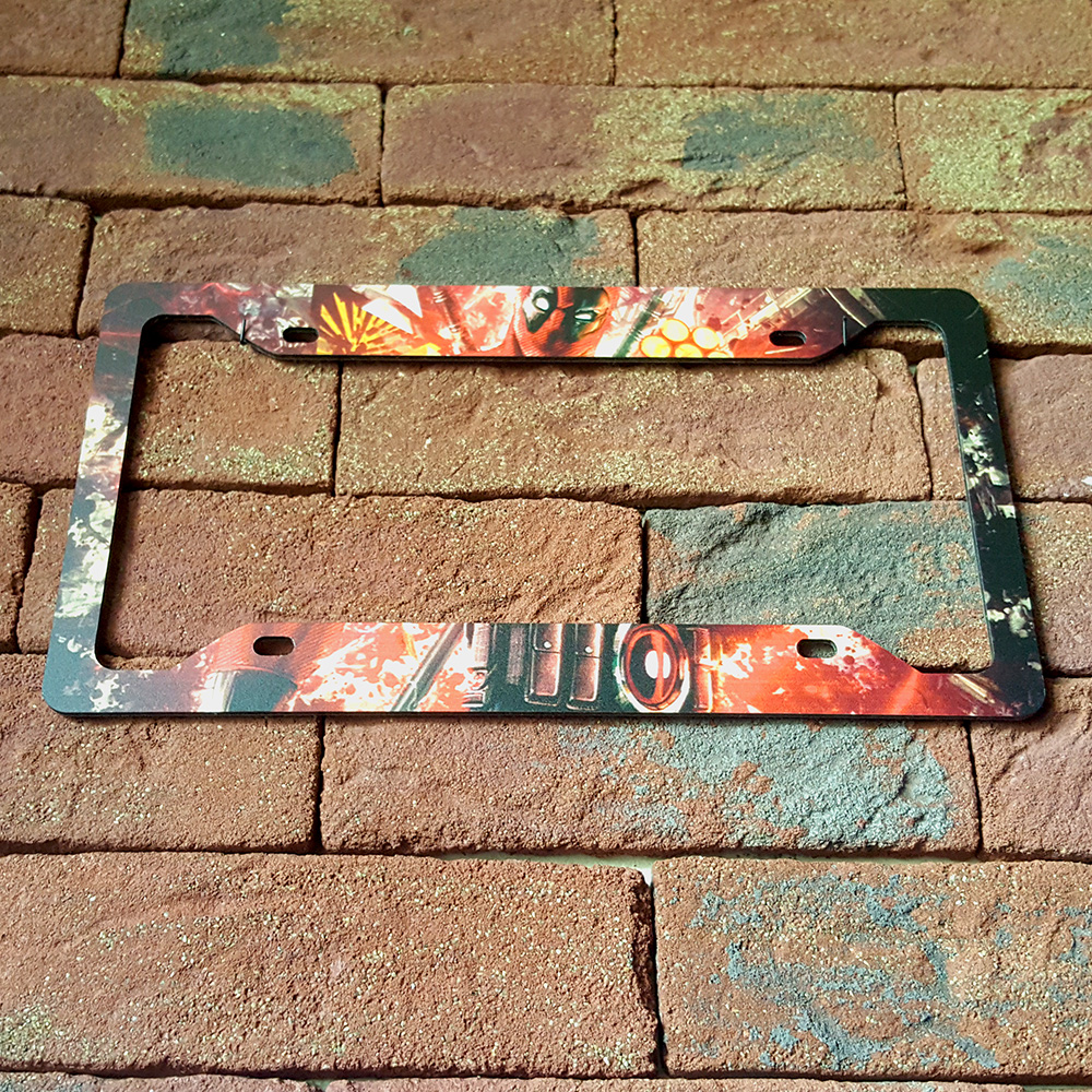 Detail Deadpool License Plate Frames Nomer 56