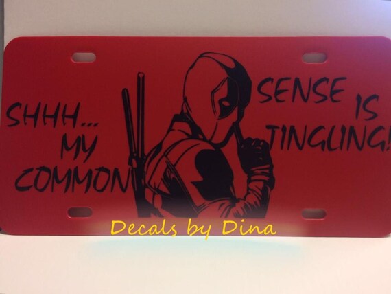 Detail Deadpool License Plate Frames Nomer 57