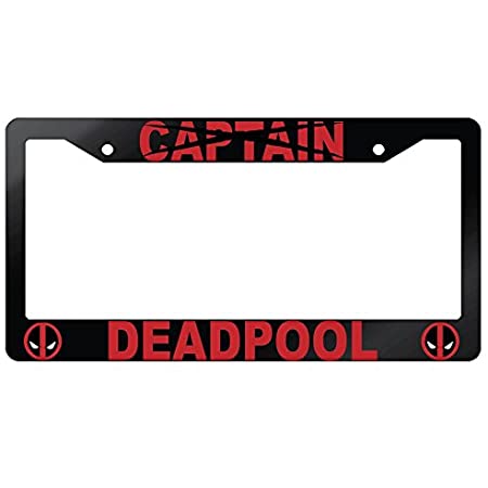 Detail Deadpool License Plate Frames Nomer 8