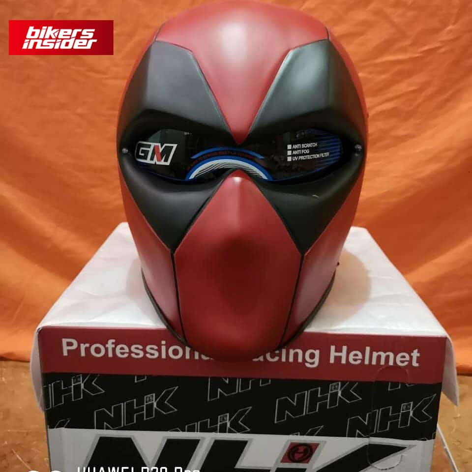 Detail Deadpool Motorcycle Mask Nomer 11