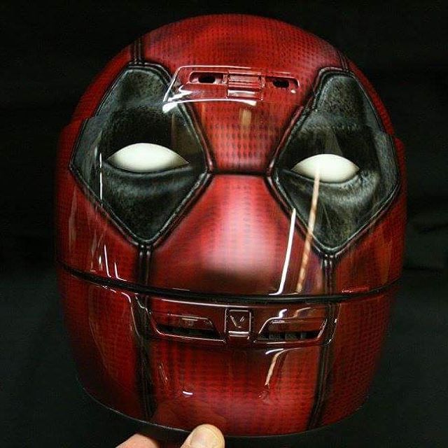 Detail Deadpool Motorcycle Mask Nomer 15