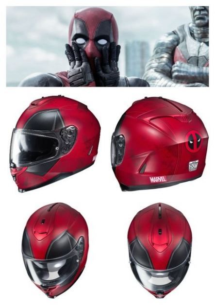 Detail Deadpool Motorcycle Mask Nomer 21