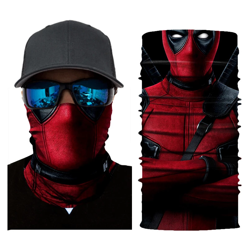 Detail Deadpool Motorcycle Mask Nomer 44