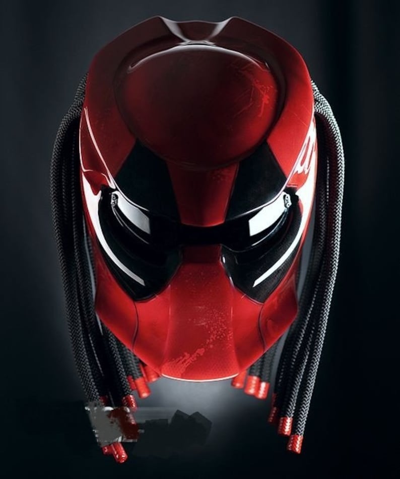 Detail Deadpool Motorcycle Mask Nomer 8