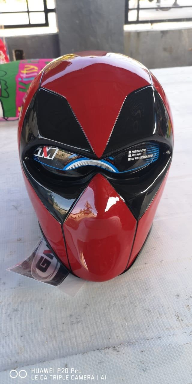 Detail Deadpool Motorcycle Mask Nomer 10